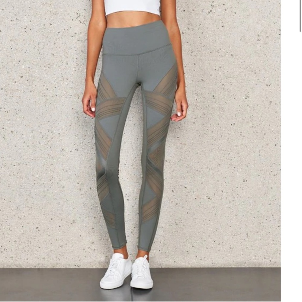 Alo Yoga Pant High-Waist Ultimate Legging Color Anthracite Size Small